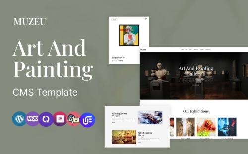 MUZUE - Art and Sculpture Gallery WordPress Elementor Theme theme free