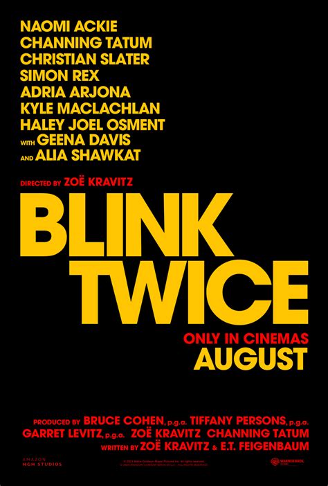 Blink Twice 2025 new